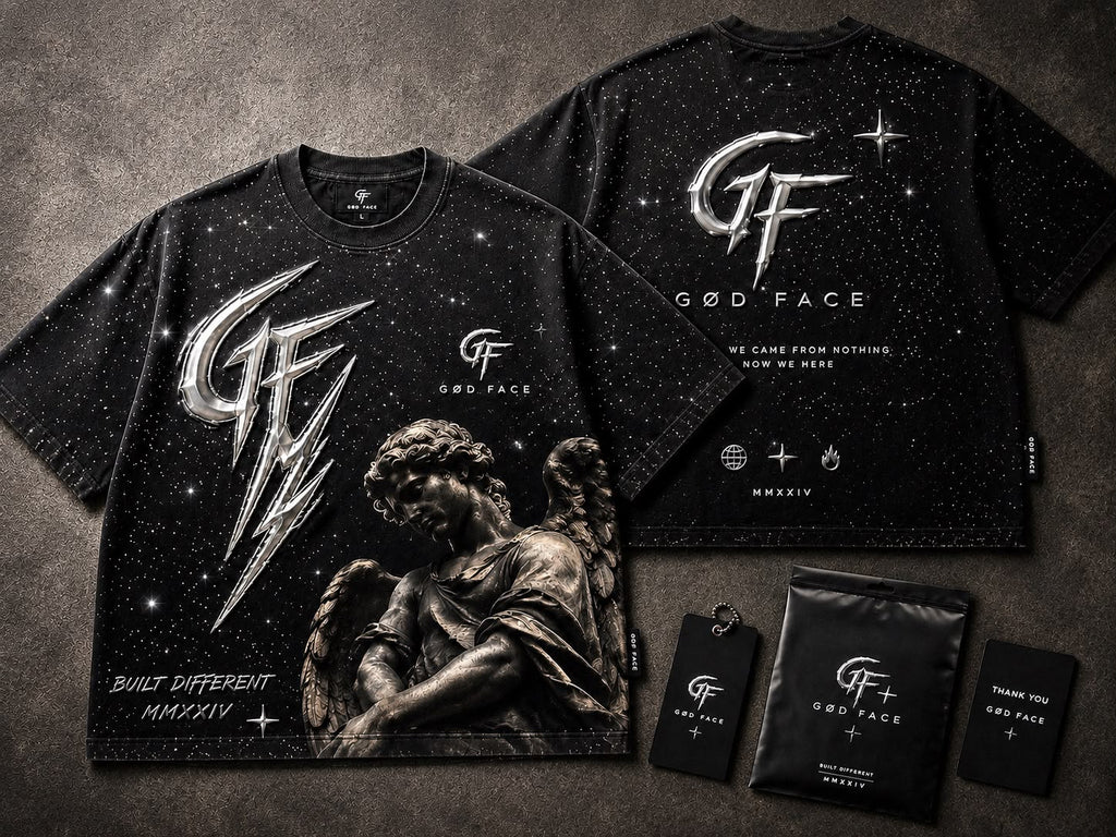 GØD FACE 001 — Angel Tee
