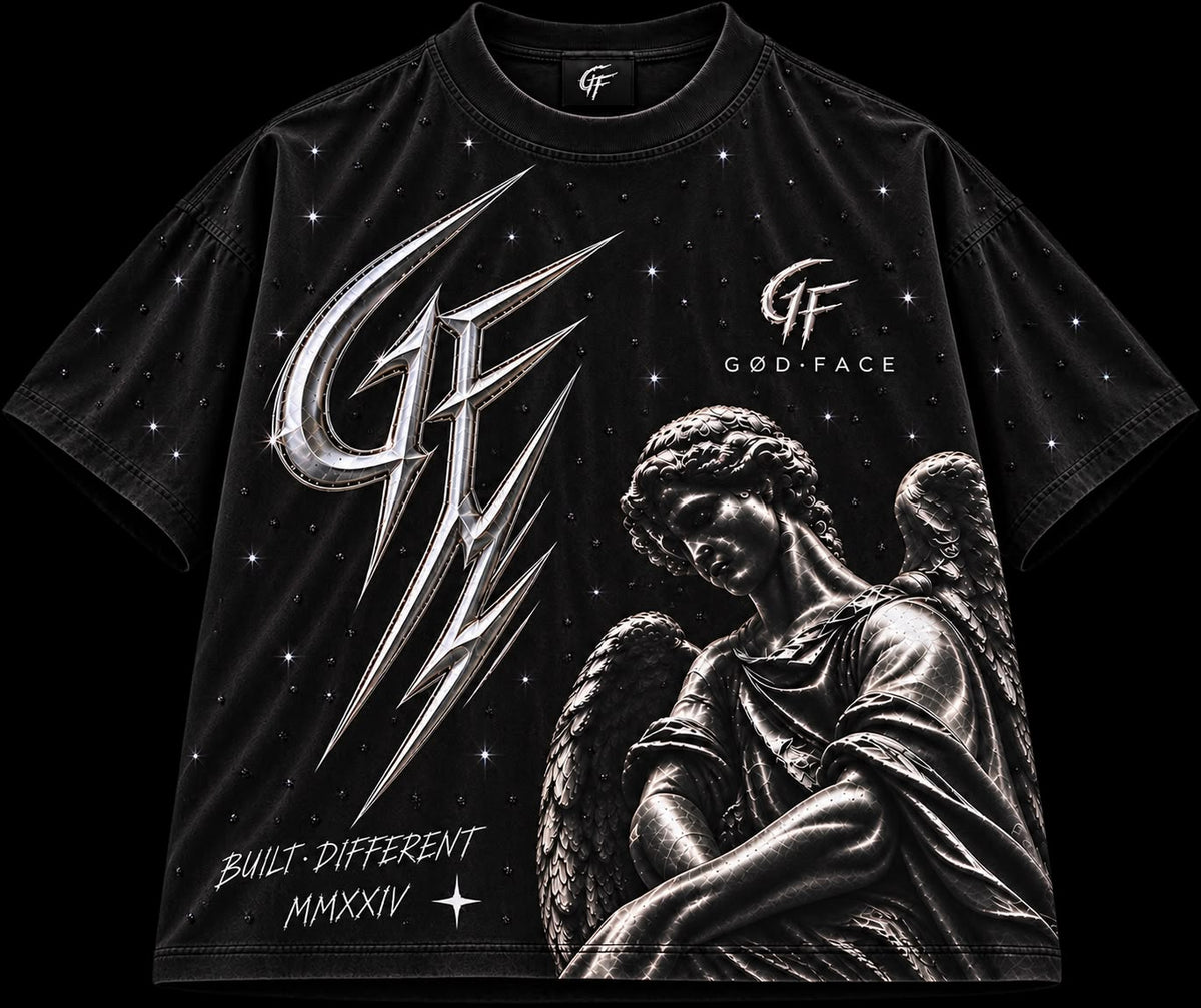 GØD FACE 001 — Angel Tee